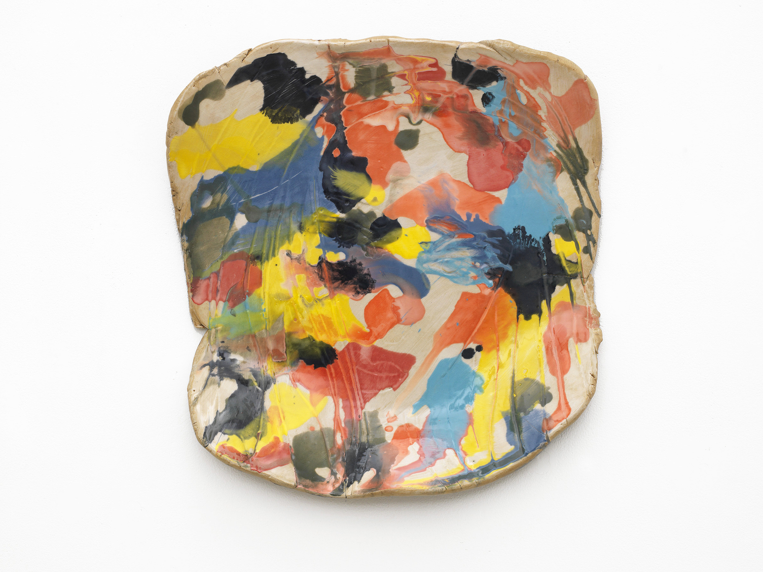 Portrait of a Girl in An Abstract Composition #2, 2014, Ceramic