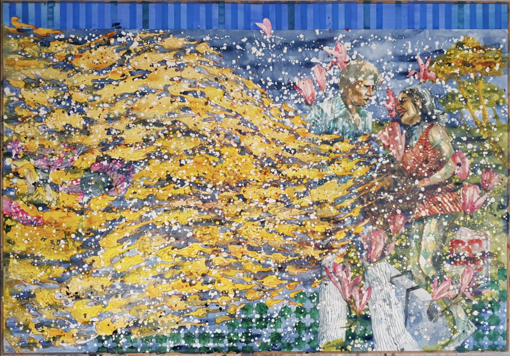 Behrang Samadzadegan, Lovers on Fire, 2023