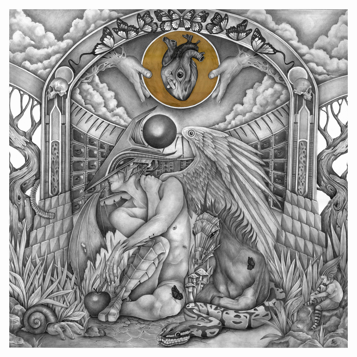 Untitled, 2025, Mixed Media on Paper&nbsp;