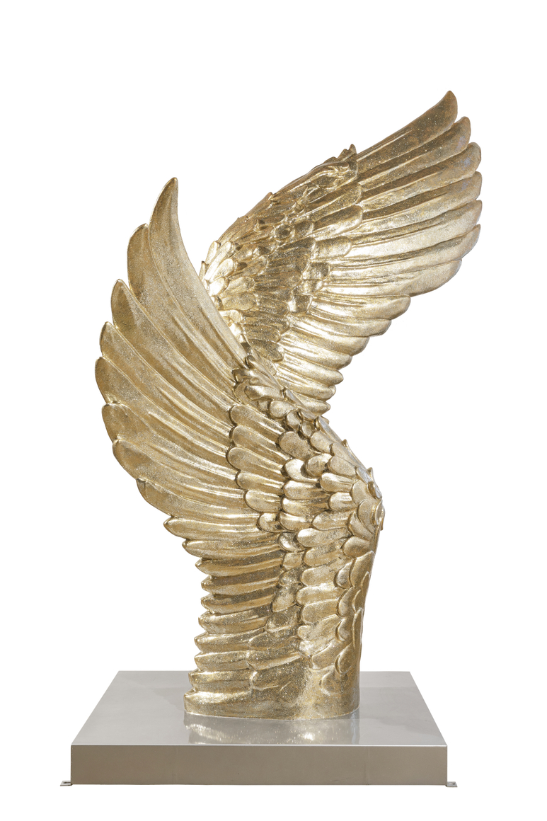 Liberty_GB, 2019, Gold beads on FRP