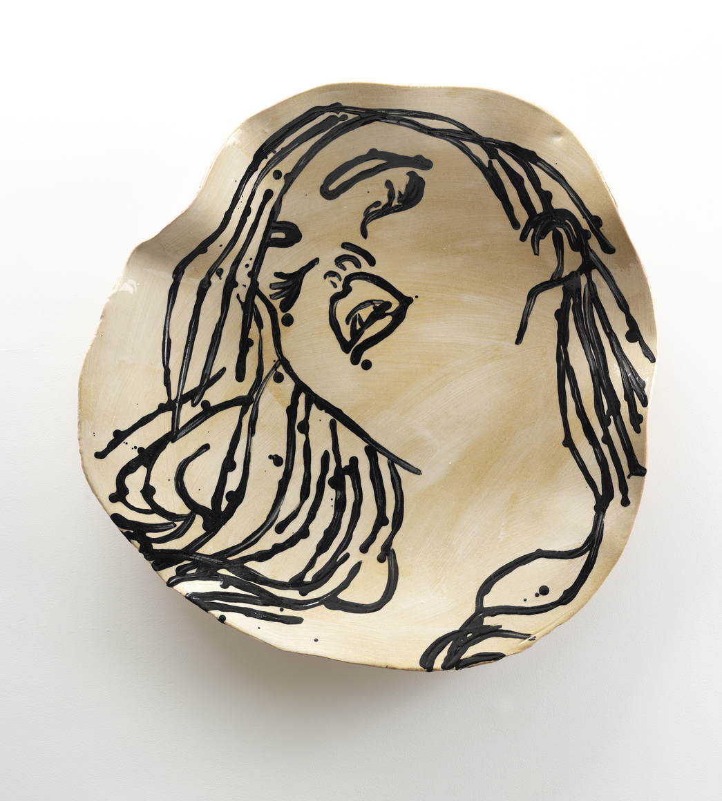 La Dormeuse in Black and White, 2014, Ceramic