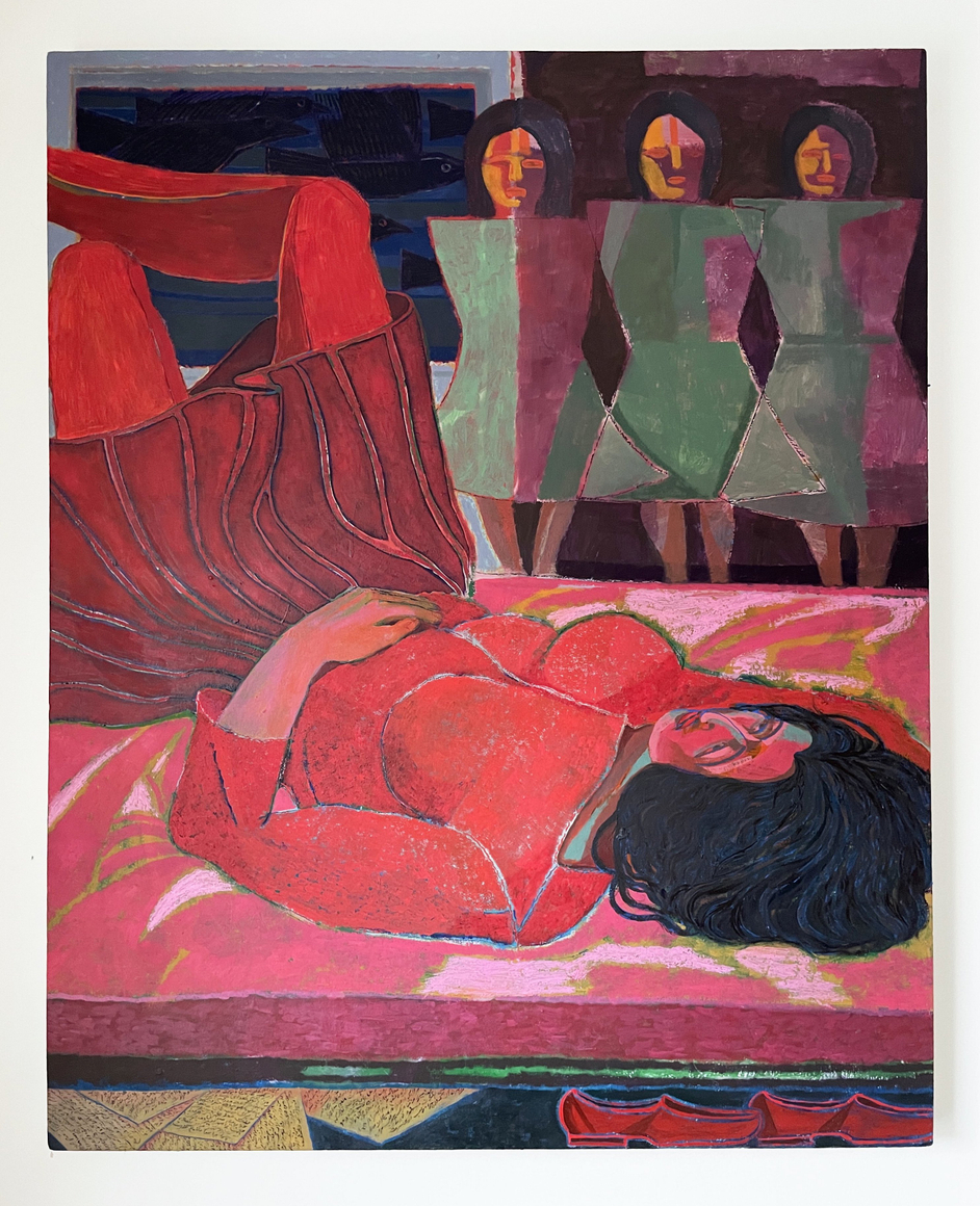 Baran Shafiey, Red Lady, 2025