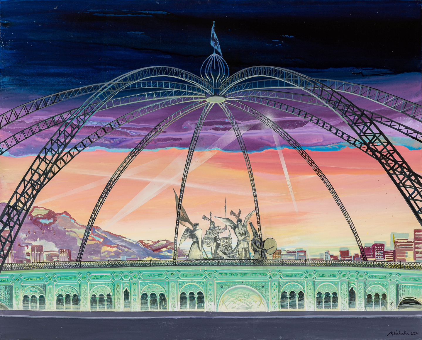 Mehdi Farhadian, Backbone, 2024