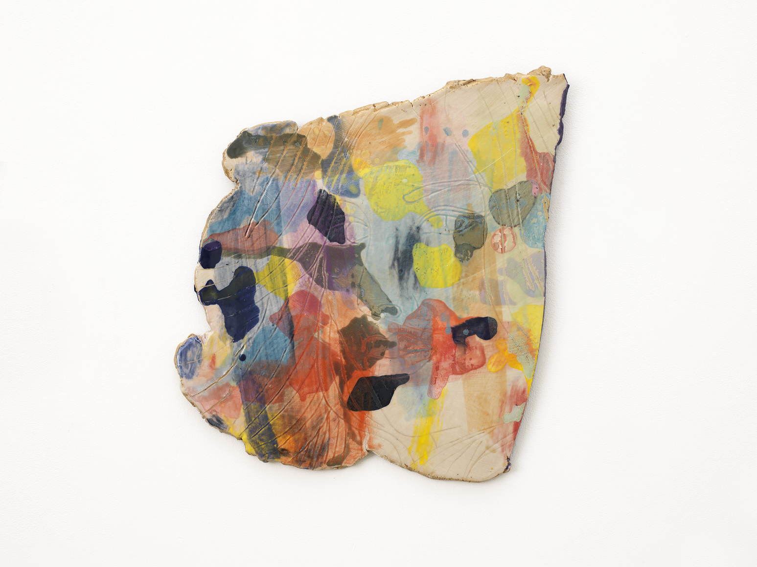 Portrait of a Girl in an Abstract Composition #1, 2014, Ceramic