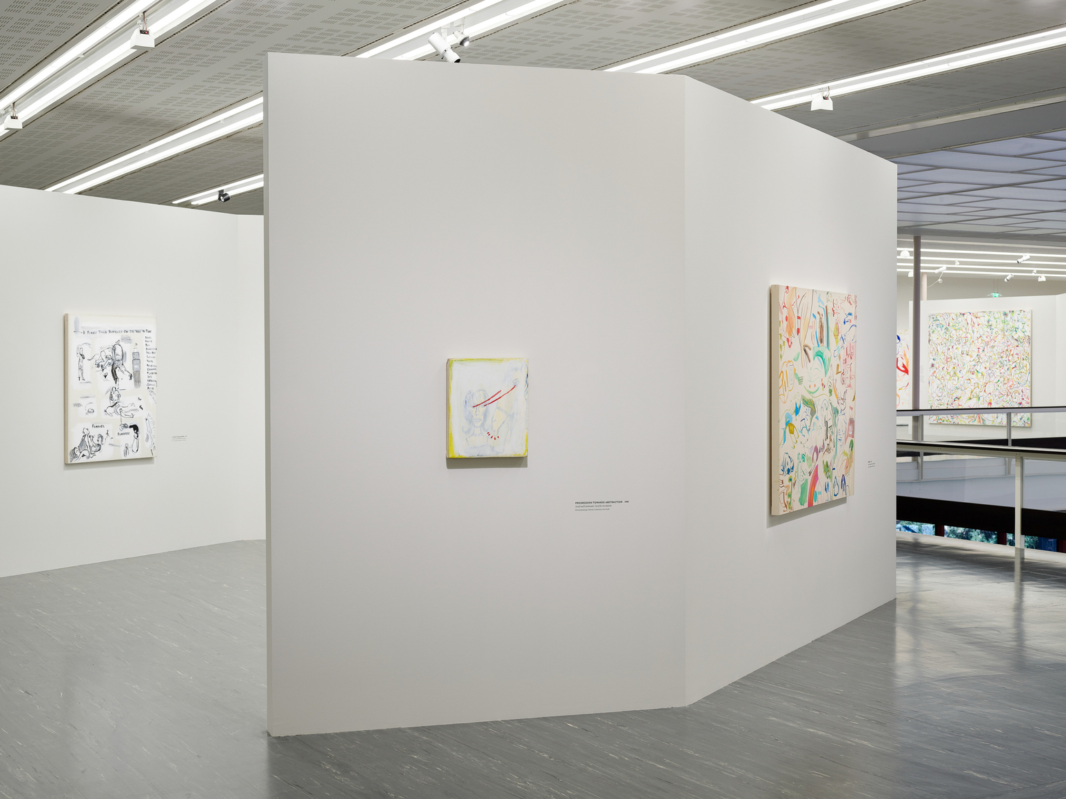 Installation view: Sue Williams, WHAT NOW, Belvedere 21, Vienna, February 20 &ndash; June 7, 2026. Photo: Johannes Stoll / Belvedere, Wien.