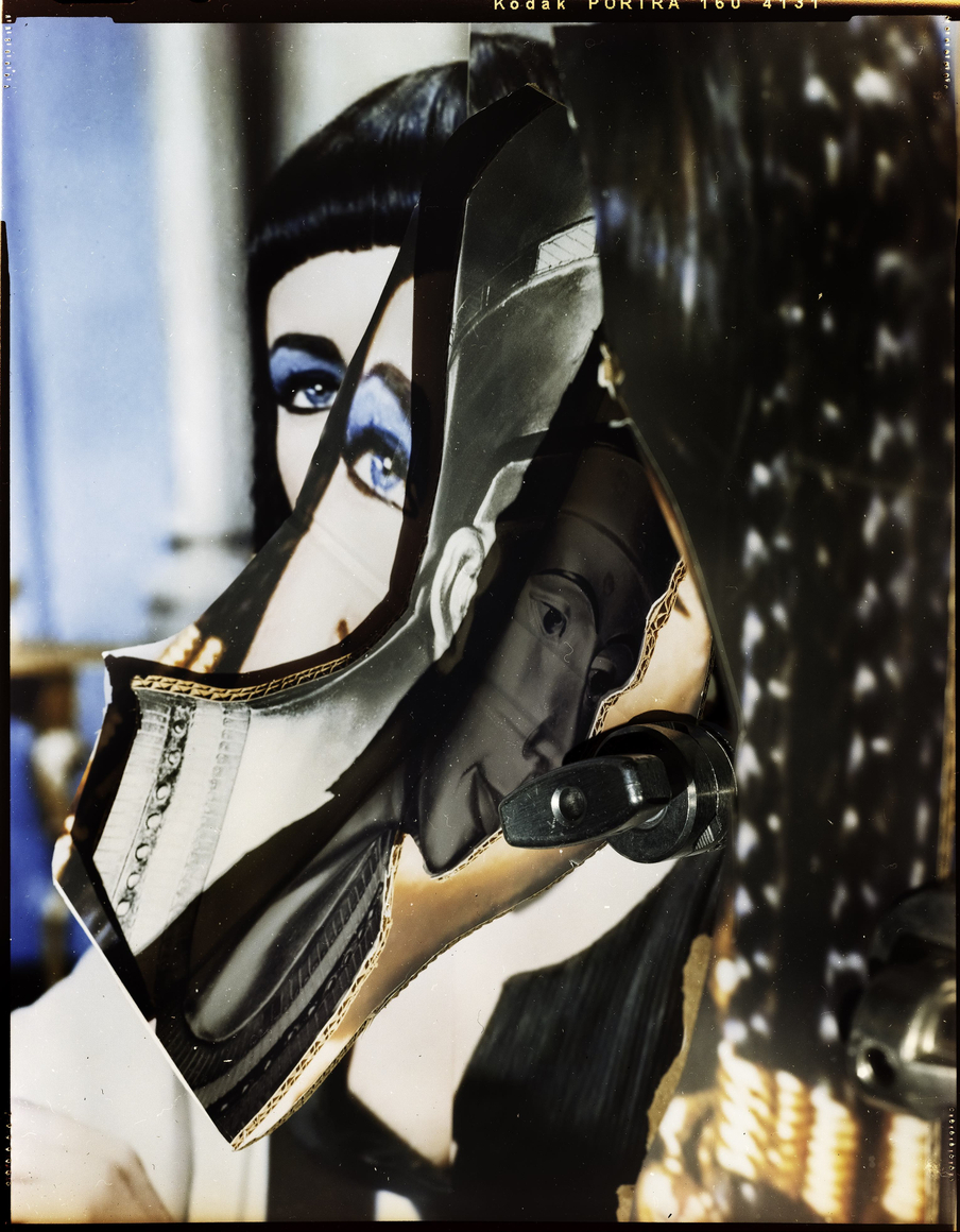 David Alekhuogie, Nefertiti as Elizabeth, 2024. Archival pigment print, 41 3/4 x 31 1/2 inches.