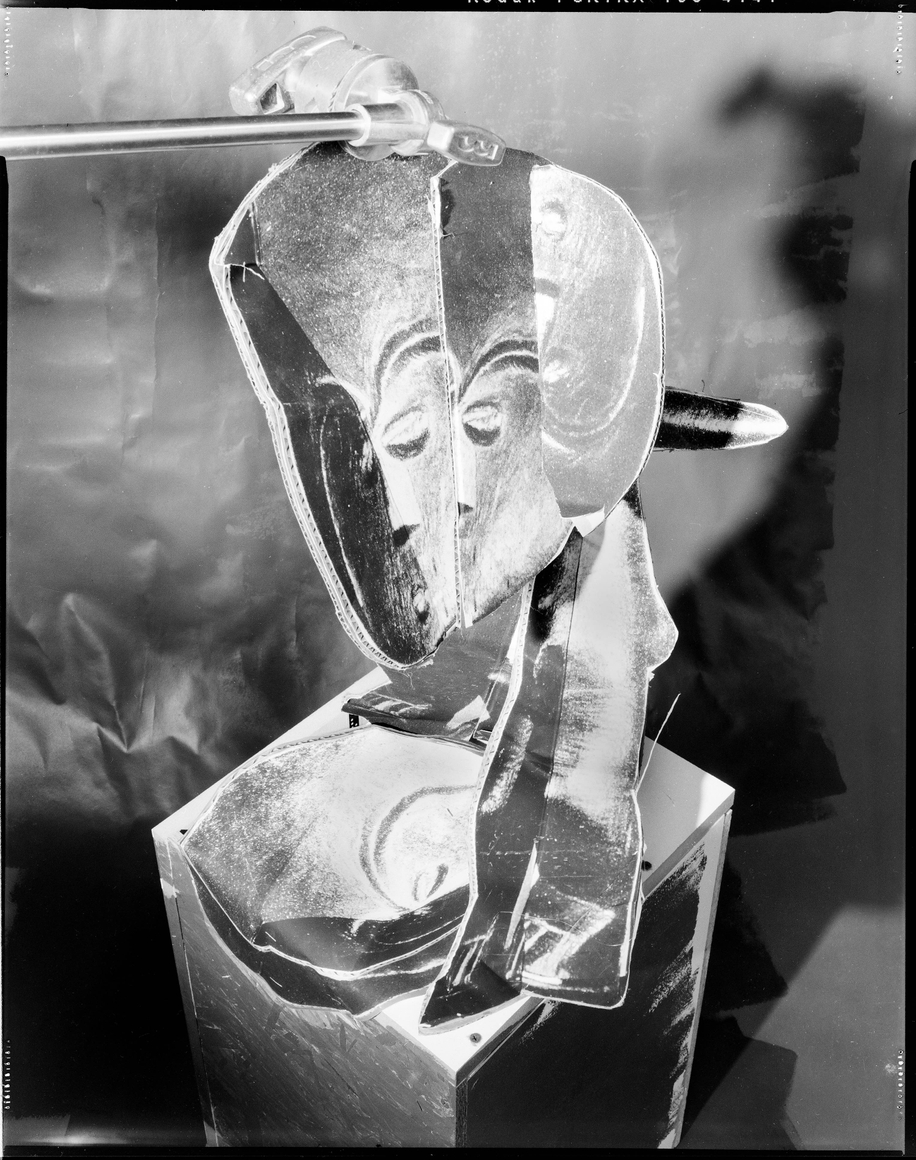 David Alekhuogie, Mother Country Masque 1, 2024. Archival pigment print, 41 3/4 x 31 1/2 inches.