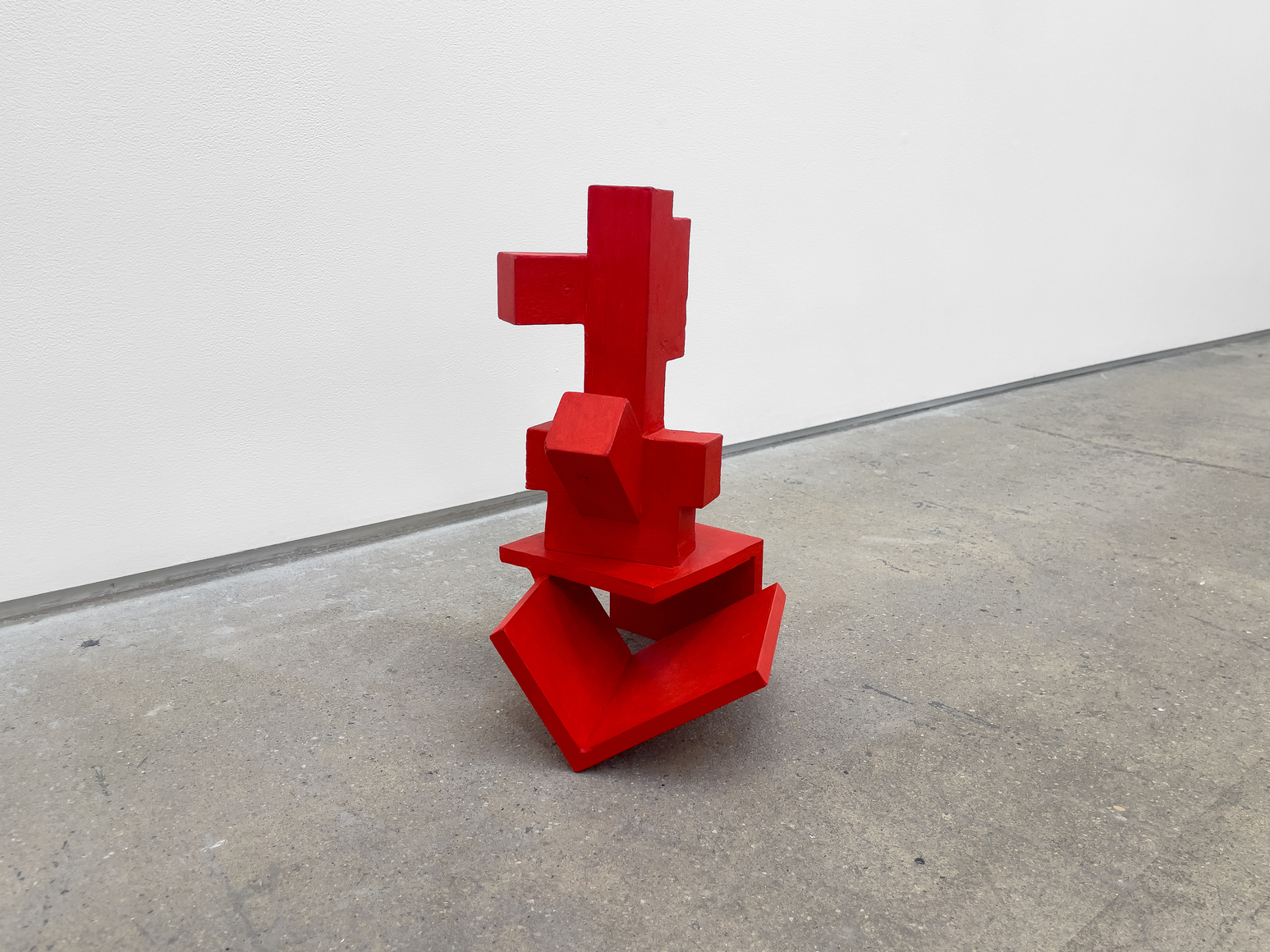 Pello Irazu, Izar Txikia II, 2014. Cast aluminum elements and paint, 12 1/4 x 7 1/2 x 8 1/4 inches.