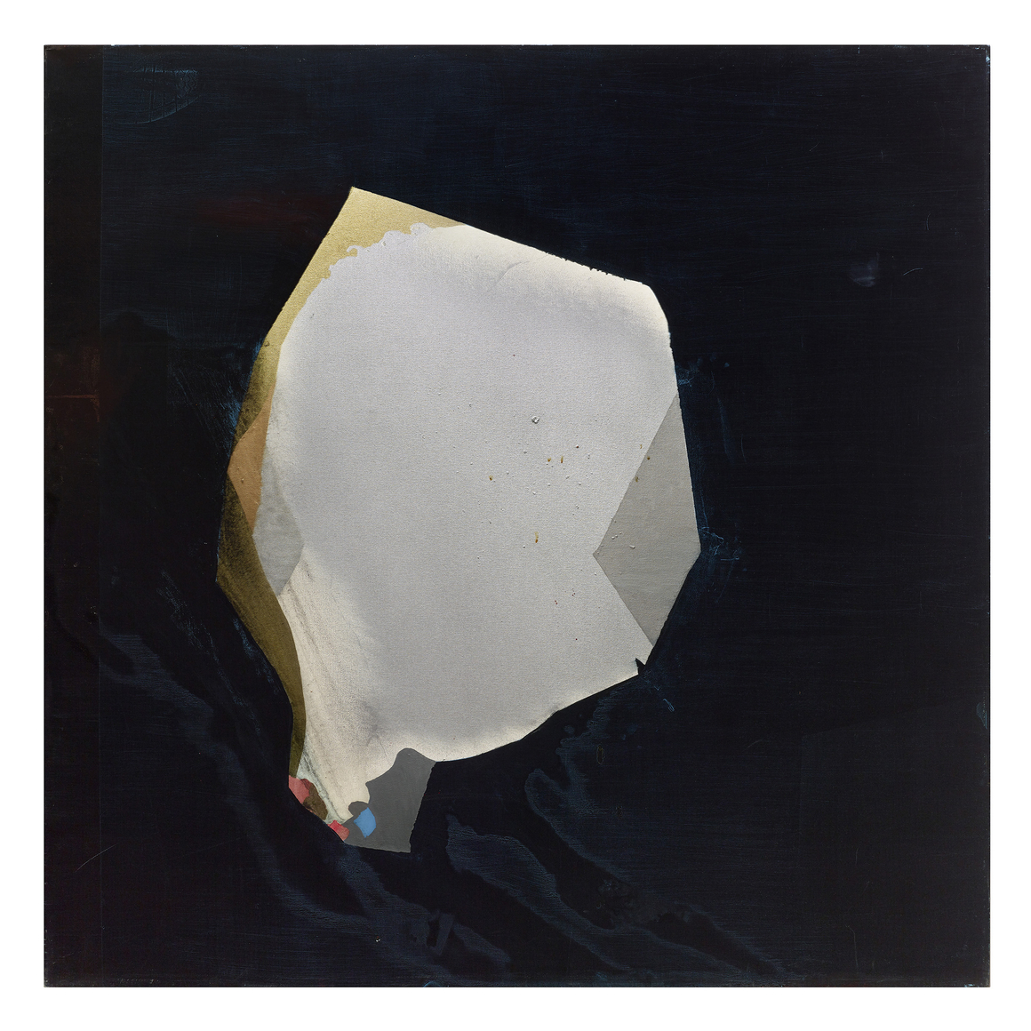 Dorothy Hood  Silver Panorama II, 1991  oil on canvas  48 x 48 x 1 1/2 inches