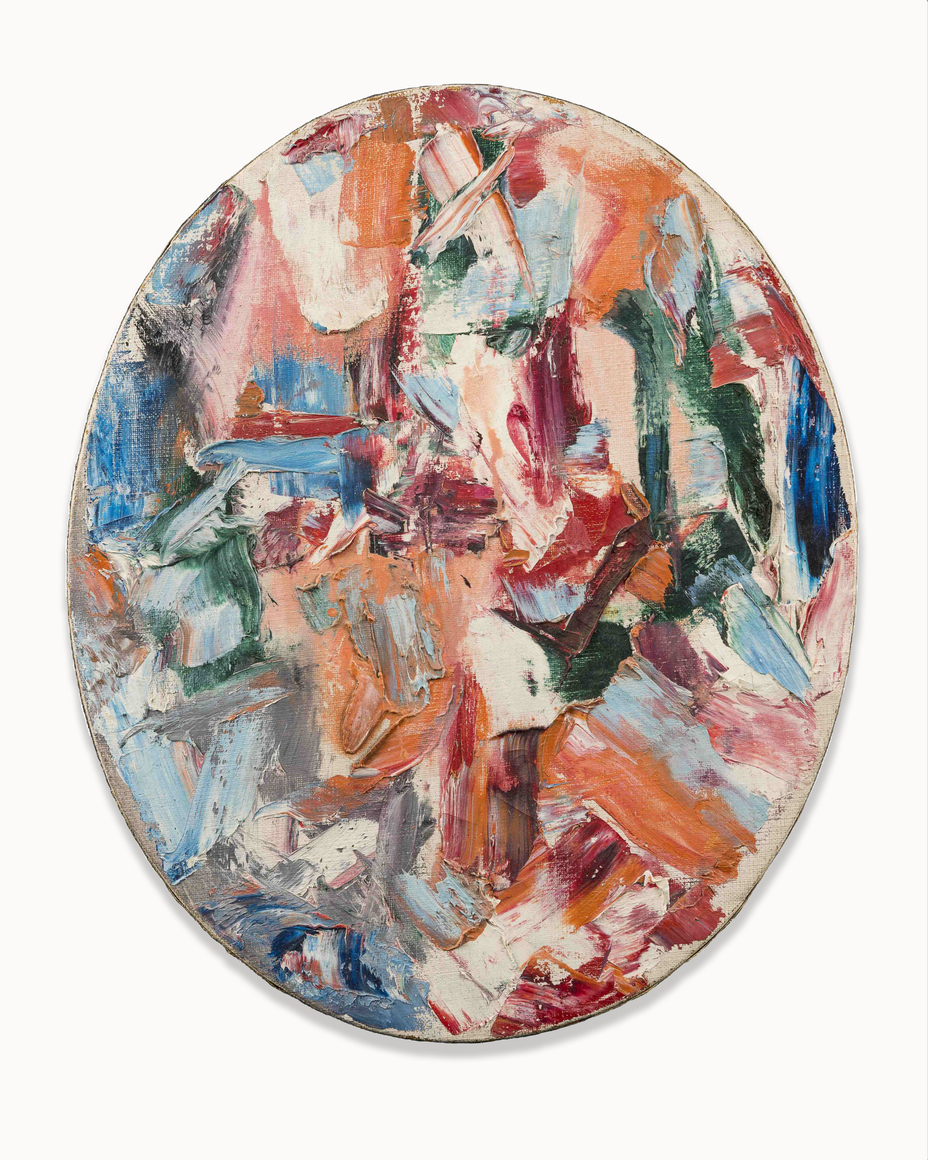 Shirley Goldfarb Family Portrait II, 1956 oil on canvas 25 1/2 x 21 inches signed, dated and titled verso