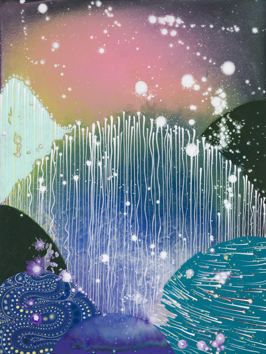 PV #1, 2025 Acrylic on panel 24 x 18 inches