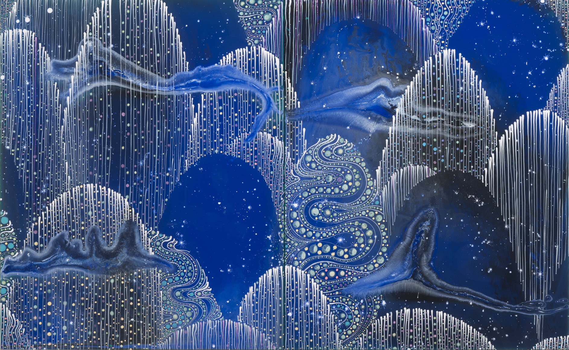 Alongside II, 2024 Acrylic on canvas 30 x 48 inches