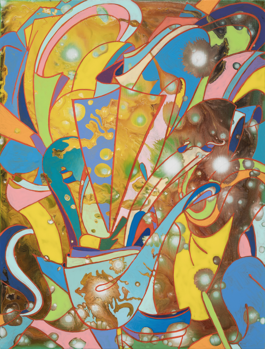 B-52, 2026 Acrylic on panel 12 x 9 inches