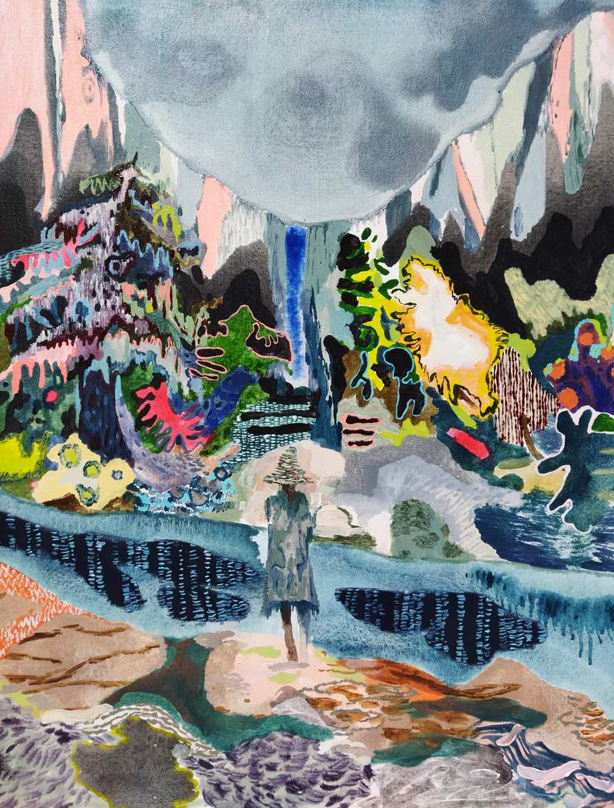 Painting by Melanie Daniel