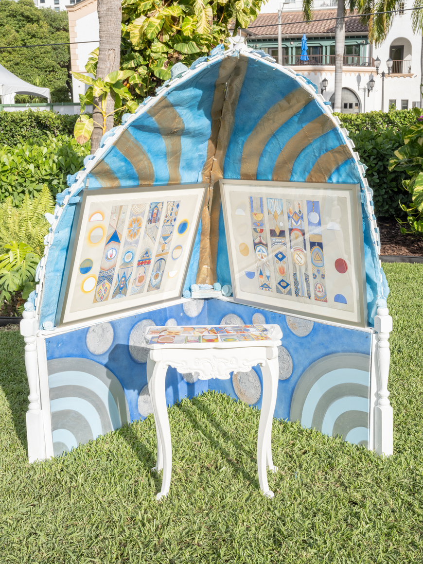 Sculpture installation by Julie Schenkelberg at NADA Miami