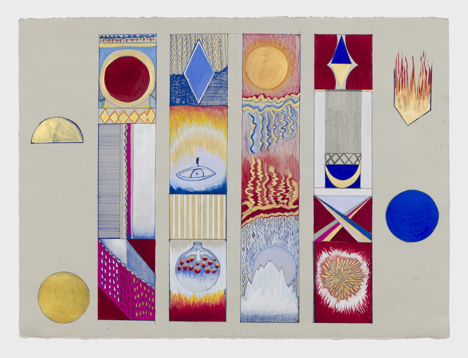 Work on paper by Julie Schenkelberg