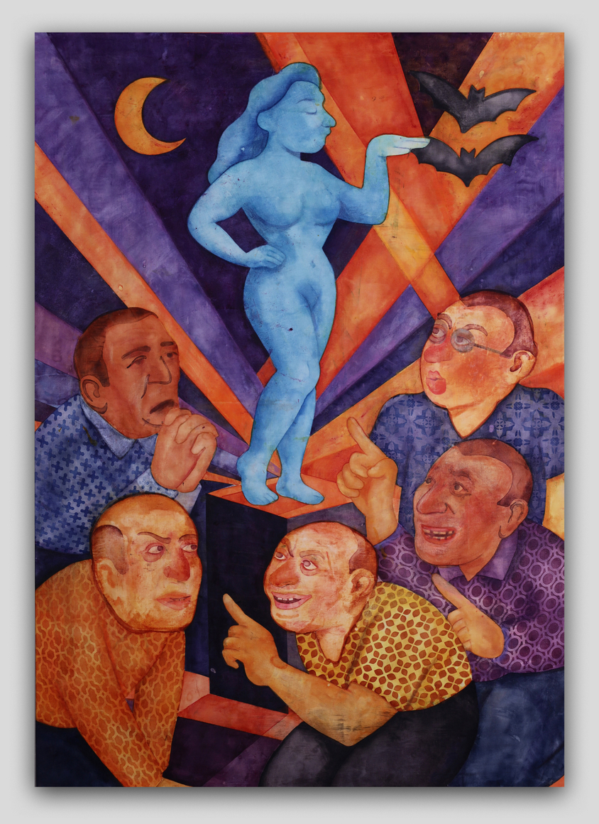 Painting by Orkideh Torabi