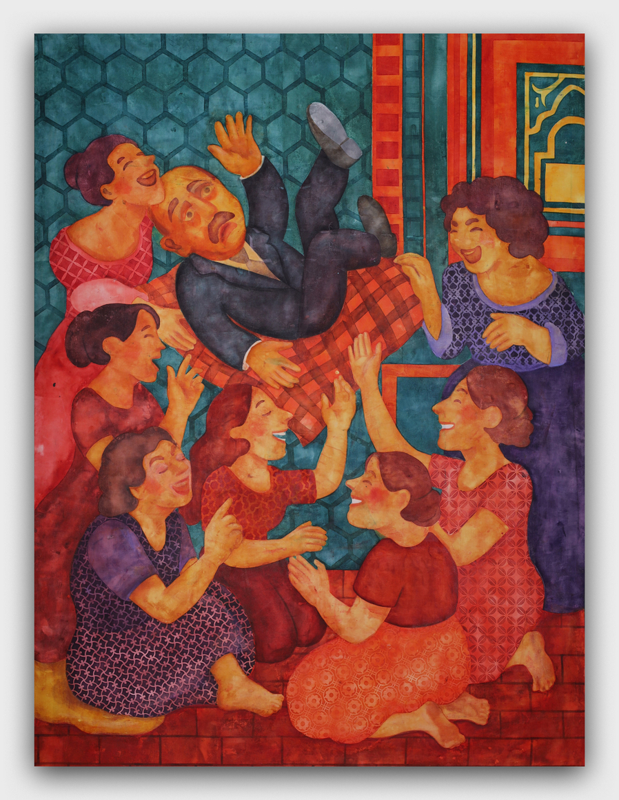 Painting by Orkideh Torabi