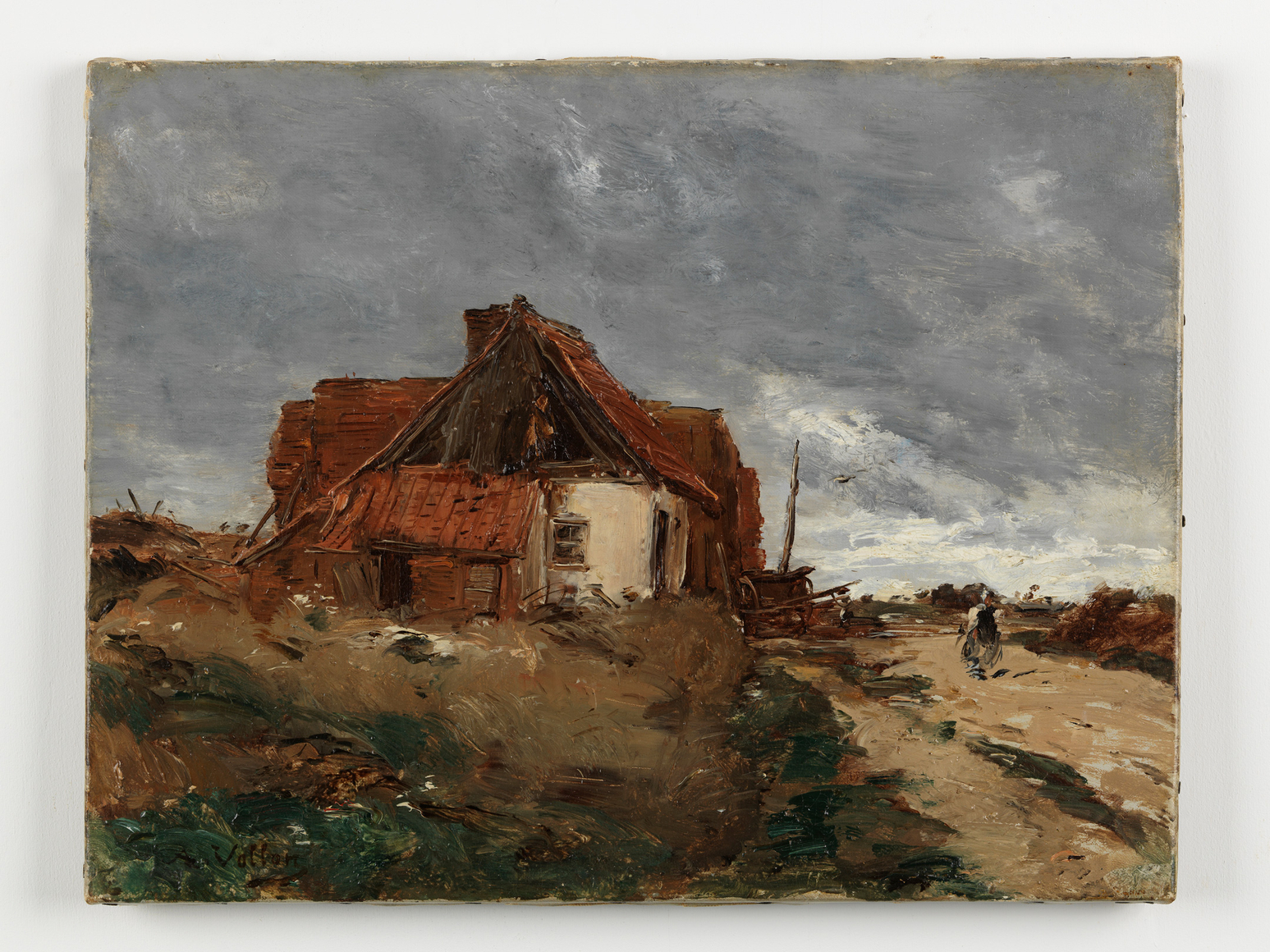 oil painting on a wall