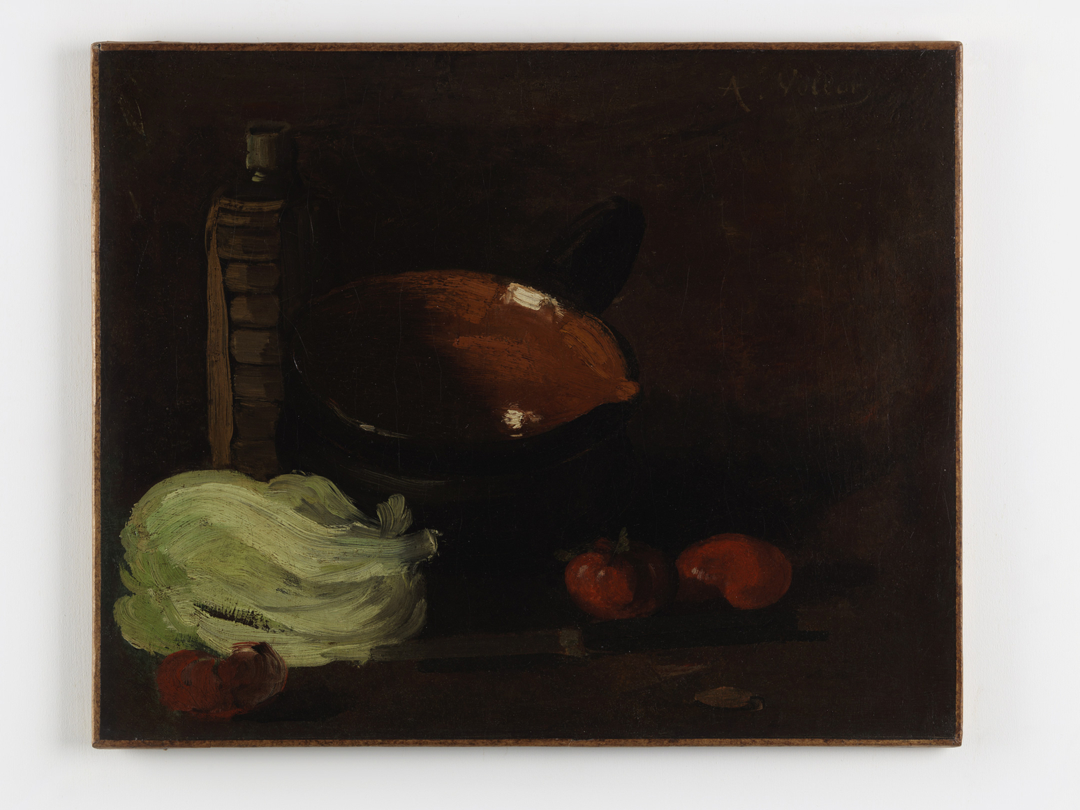 oil painting on a wall