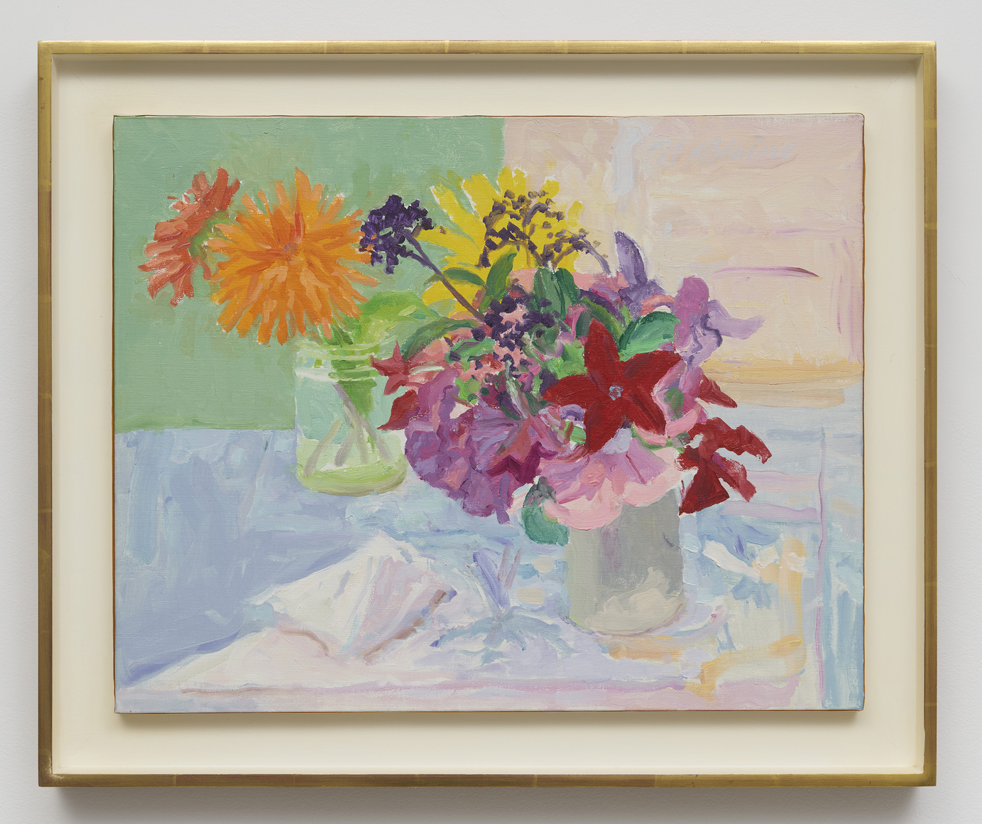 Nell Blaine Orange Burst and Red Star, 1986