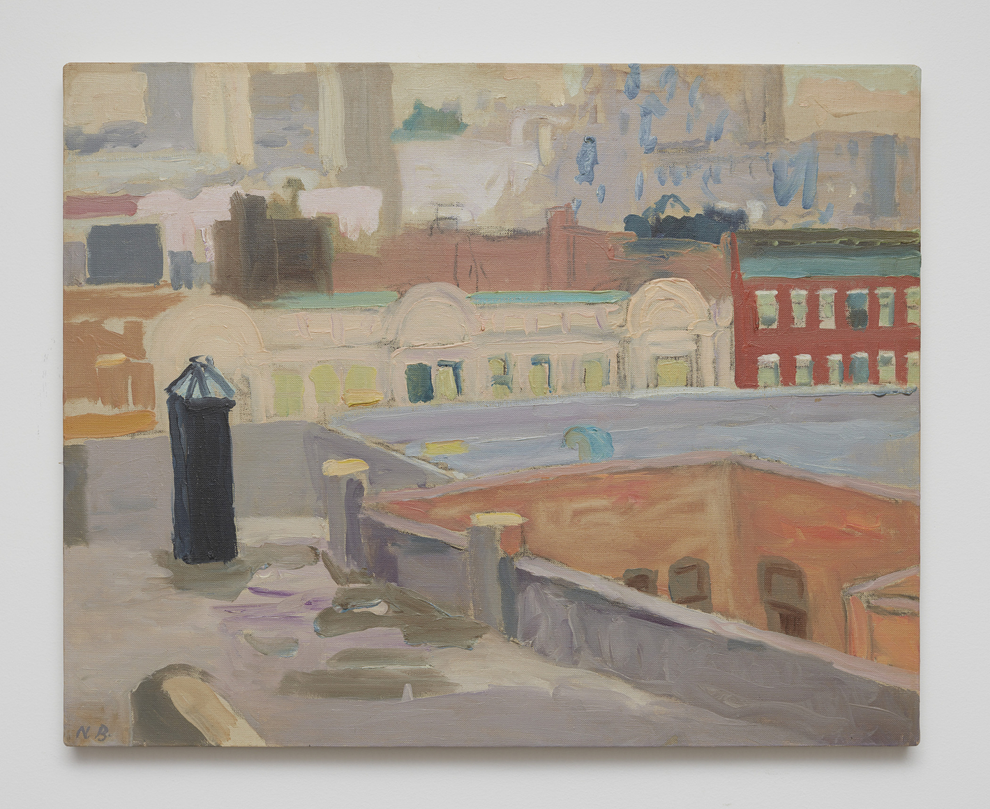 Nell Blaine Rooftops, 94th Street, 1967