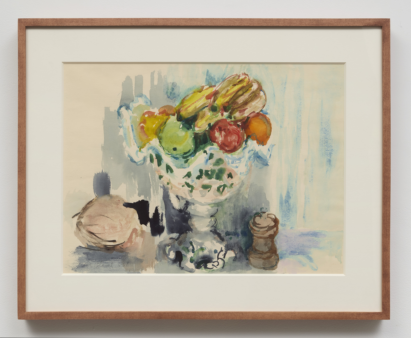 Nell Blaine Elizabeth's Fruit Bowl and Coconut (Saratoga Springs, NY), 1961