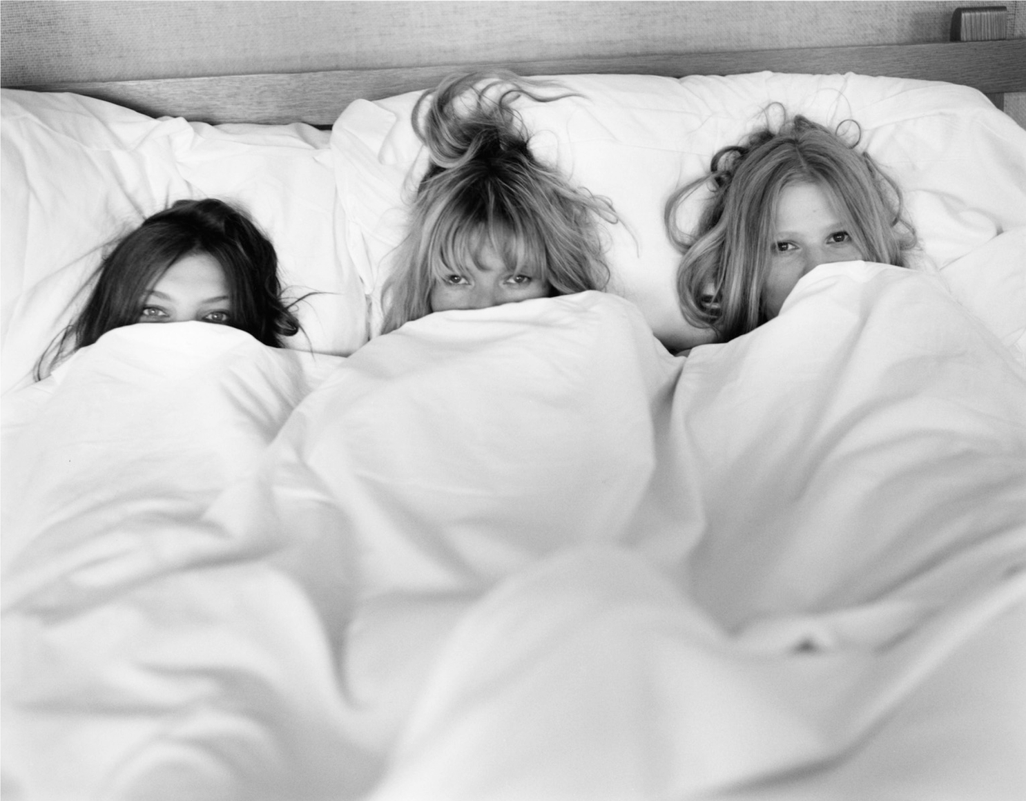 Daria Werbowy, Kate Moss, and Lara Stone, Miami, Florida, 2008, Silver Gelatin Photograph