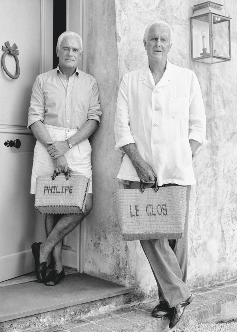 Philippe Venet and Hubert de Givenchy, Nice, Cote d&rsquo; Azur, France,&nbsp;1997, Silver Gelatin Photograph, Ed. of 5&nbsp;