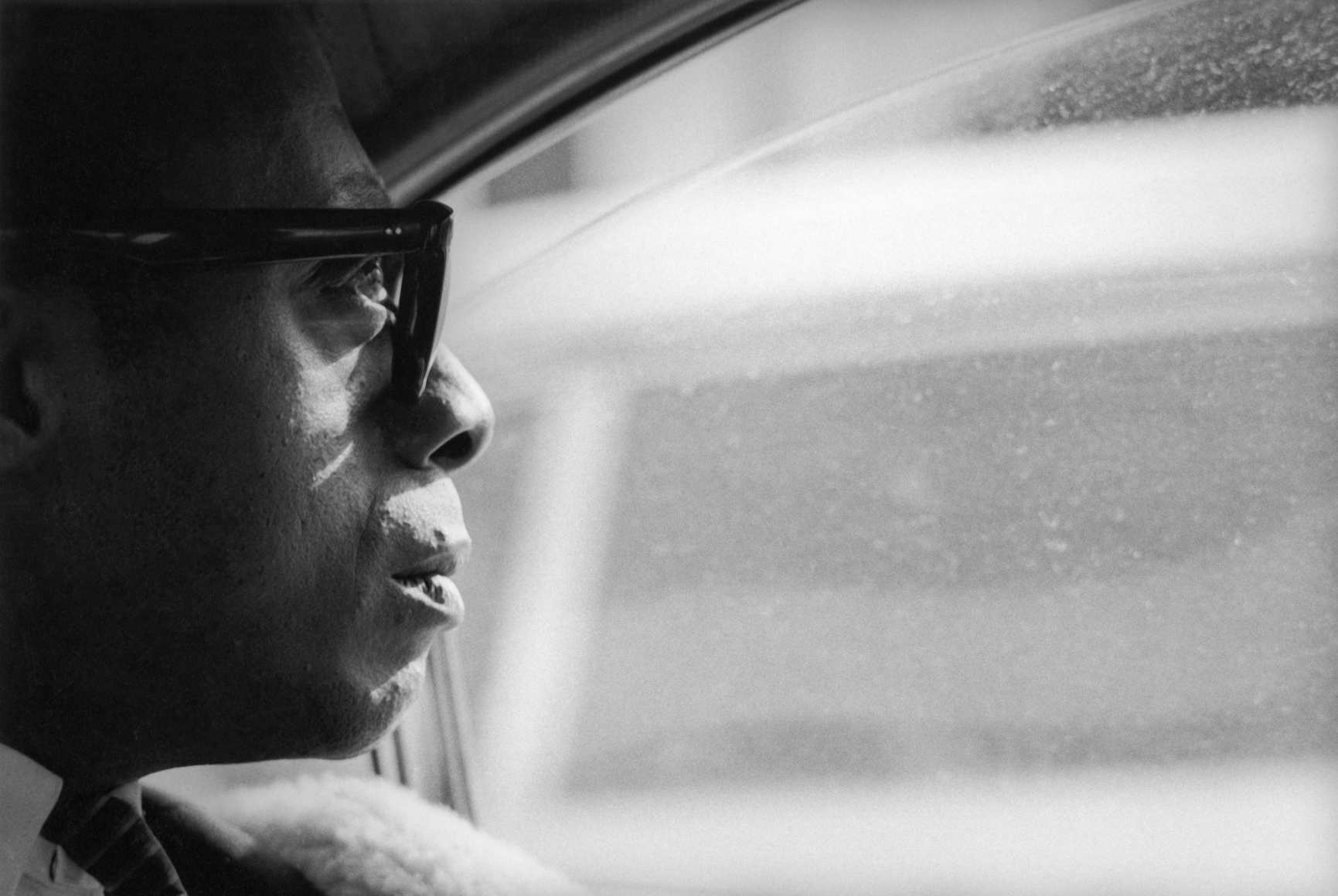 James Baldwin in Car, Durham, North Carolina,&nbsp;1963, Vintage Silver Gelatin Photograph&nbsp;