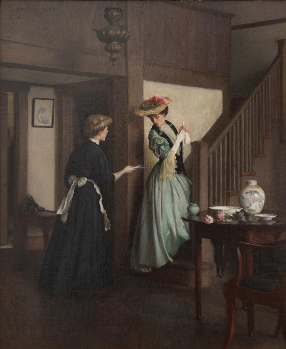 figures in an interior