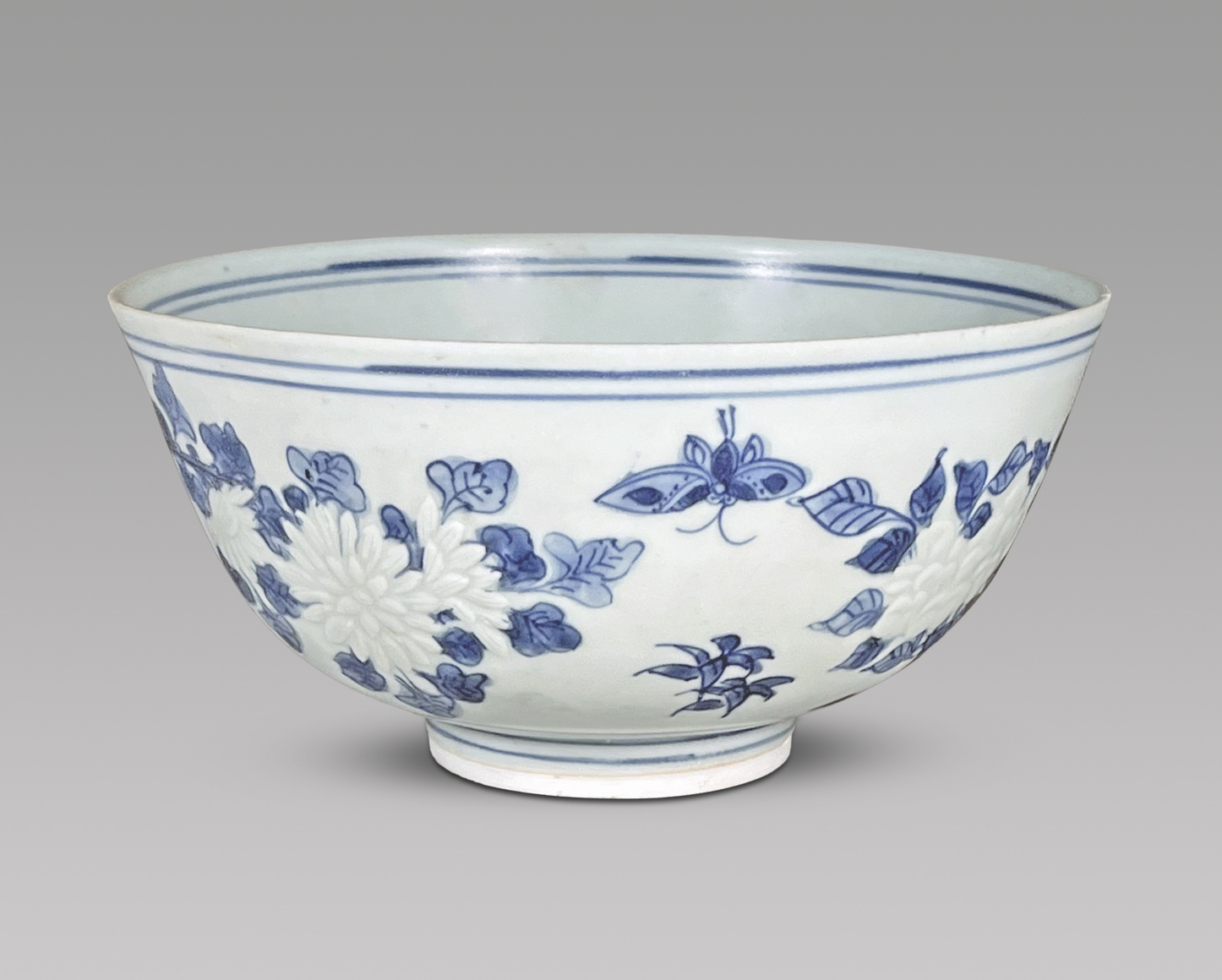 Chinese Blue and White Porcelain Bowl from the Hatcher Collection