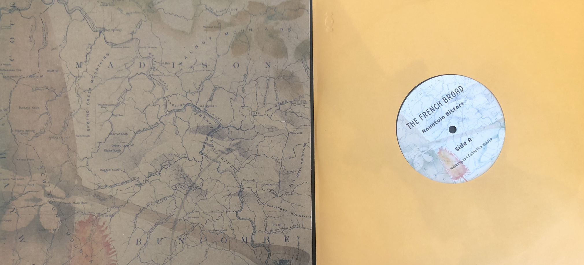 Workingman Collective  Craft Vinyl, 2019  Limited edition vinyl  10 1/2h x 10 1/2w in 26.67h x 26.67w cm  Edition of 20  WMC_011  $ 50.00, a vinyl record with the Craft print as the case