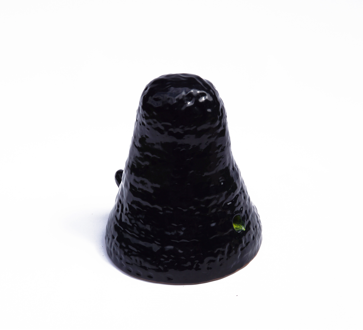 Black plug shaped object