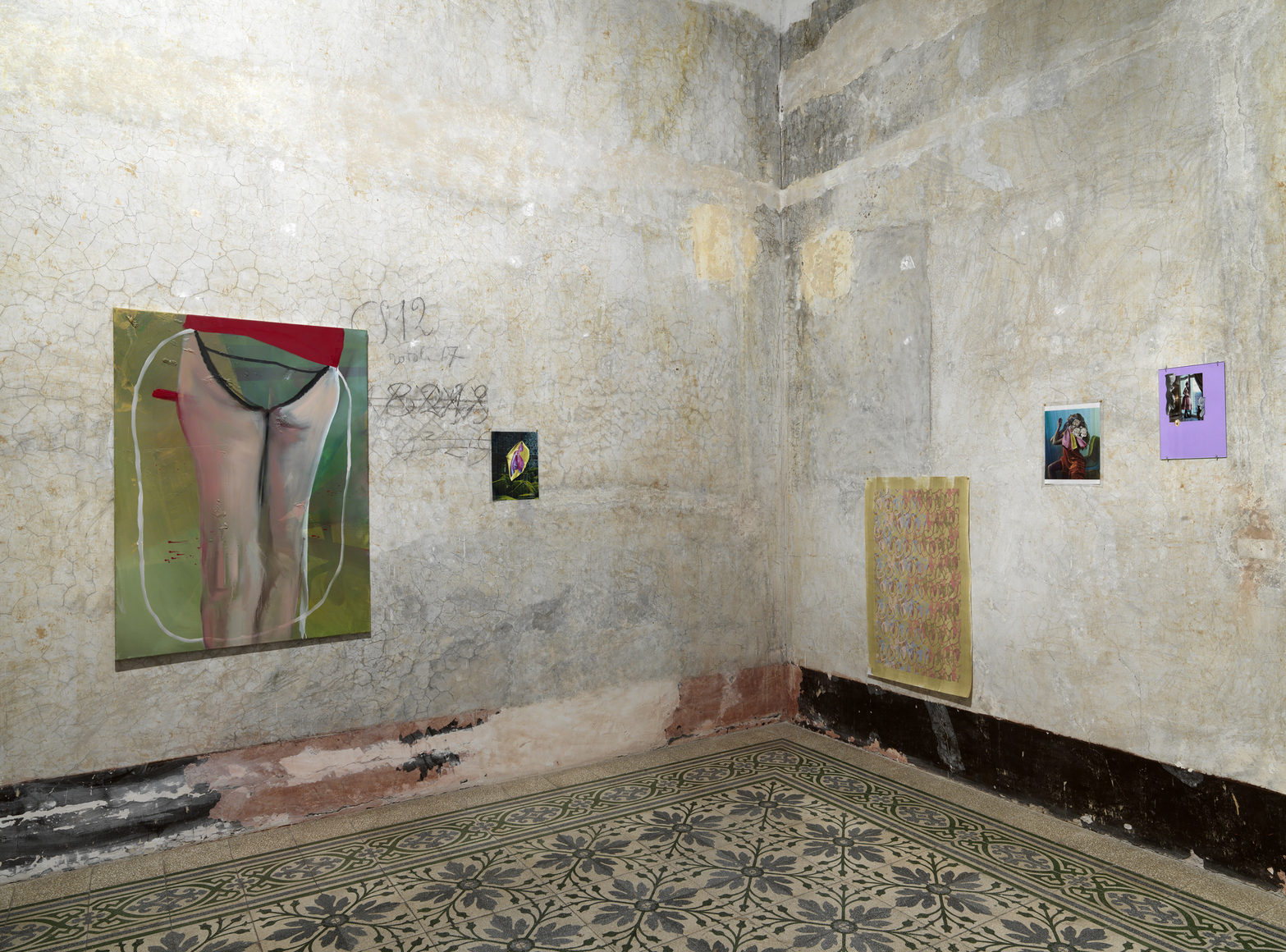 Marc Camille Chaimowicz with Becky Beasley, Cl&eacute;mence Joly, Marie Charlotte Urena, Now and then...