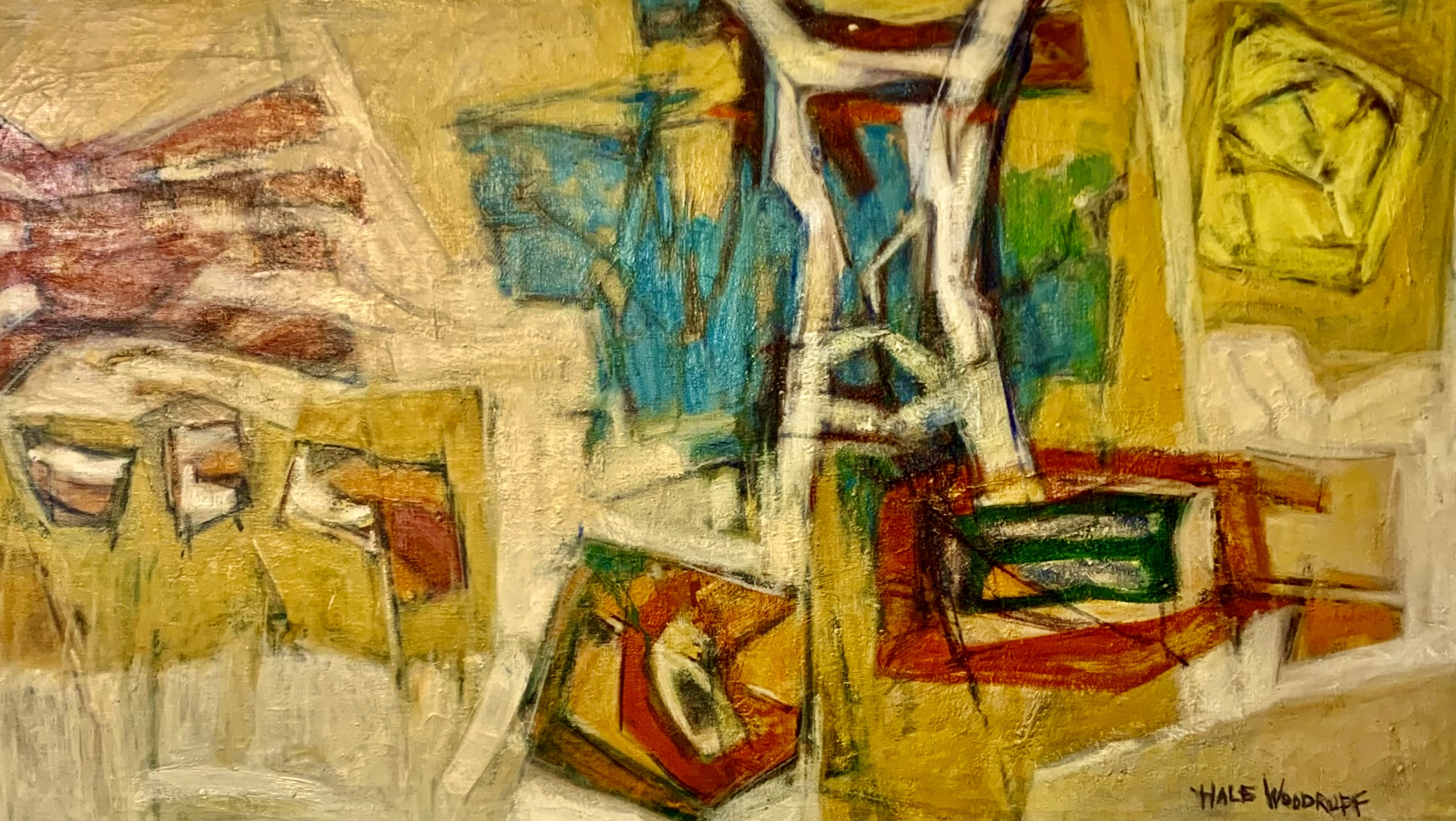 Hale Woodruff, Primordial Landscape, ca. 1961-63