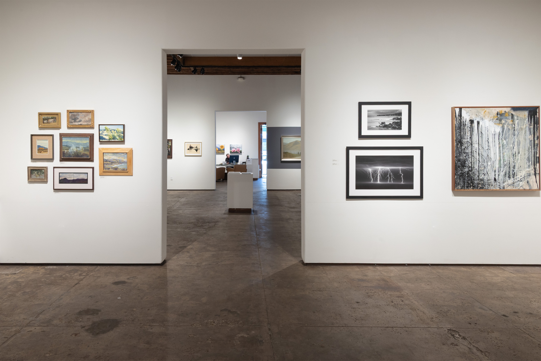 The Spring Salon, 2026 install shot with Lockwood de Forest, Colin Campbell Cooper, Ray Strong, Meredith Brooks Abbott, Robin Gowen, Whitney Brooks Abbott, Ciel Bergman, Paul Greene, Michael O'Guinn