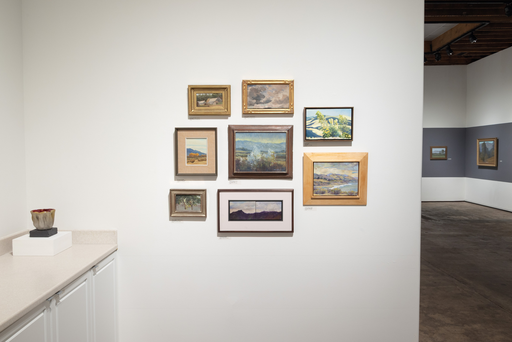 The Spring Salon, 2026 install shot with Lockwood de Forest, Colin Campbell Cooper, Ray Strong, Meredith Brooks Abbott, Robin Gowen, Whitney Brooks Abbott, Ciel Bergman