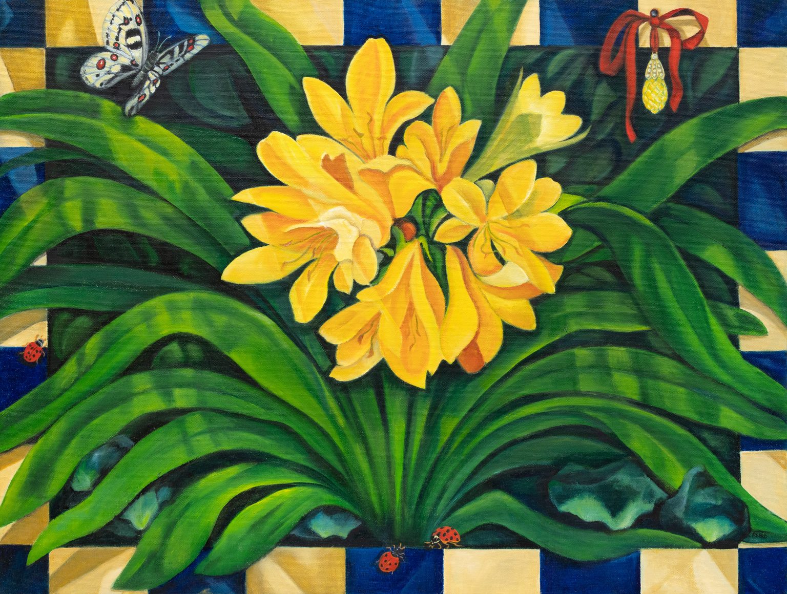 ANGELA PERKO , Yellow Clivia, 2025