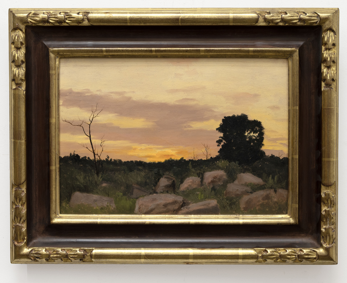 LOCKWOOD DE FOREST (1850-1932), Sunset over the Field, Jan 1903
