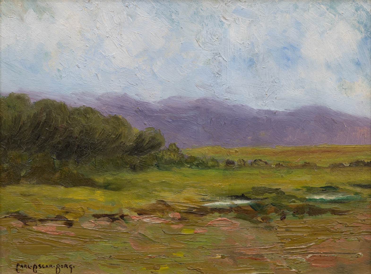 CARL OSCAR BORG (1879-1947), Santa Barbara Front Range