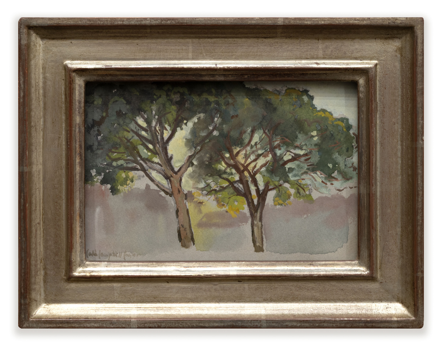 COLIN CAMPBELL COOPER (1856-1937), Two Green Trees,