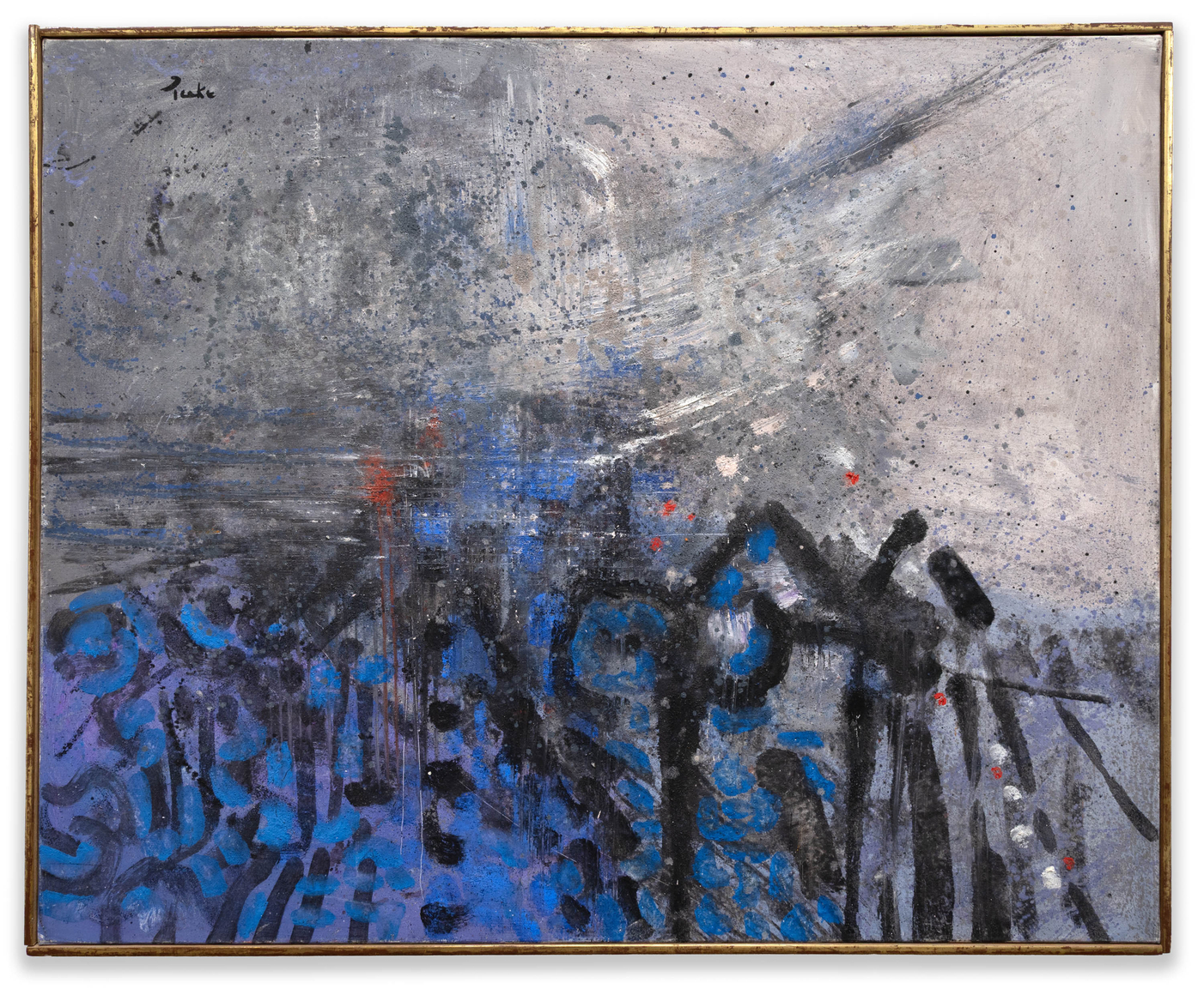 CHANNING PEAKE (1910-1989), Parisian Abstract, 1961