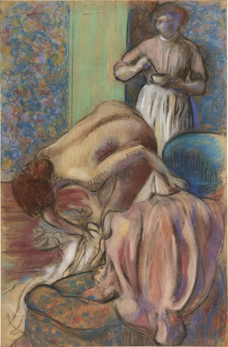 Edgar Degas,&nbsp;Le Petit D&eacute;jeuner Apr&egrave;s le Bain, c. 1894