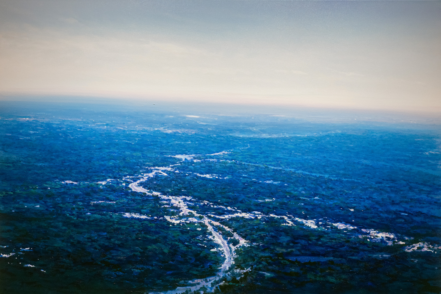 A Sensuous World, 2025 oil on canvas 40 x 60 inches