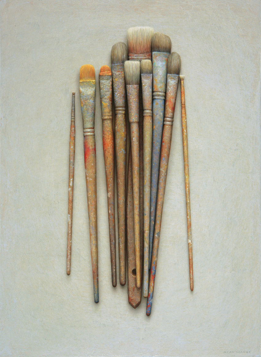 Chronicles (SOLD), 2010, acrylic on panel, 30 x 22 inches