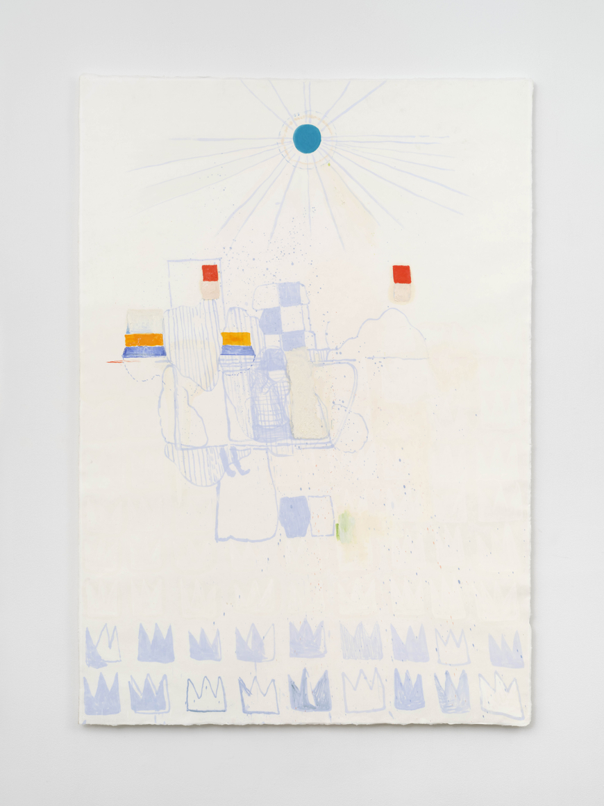 Bek Hyunjin, 겨울 Winter, 2025., Oil on paper, 213 x 150 cm.