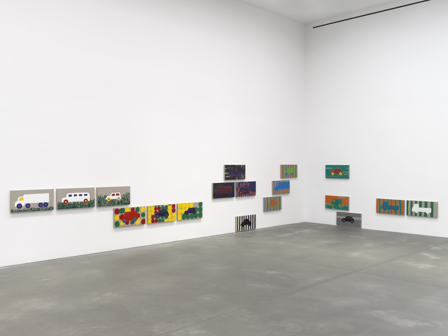 Installation view of Zak Kitnick, Paintings for Children, Nino Mier Gallery, SoHo, March 7 &ndash; April 4, 2026