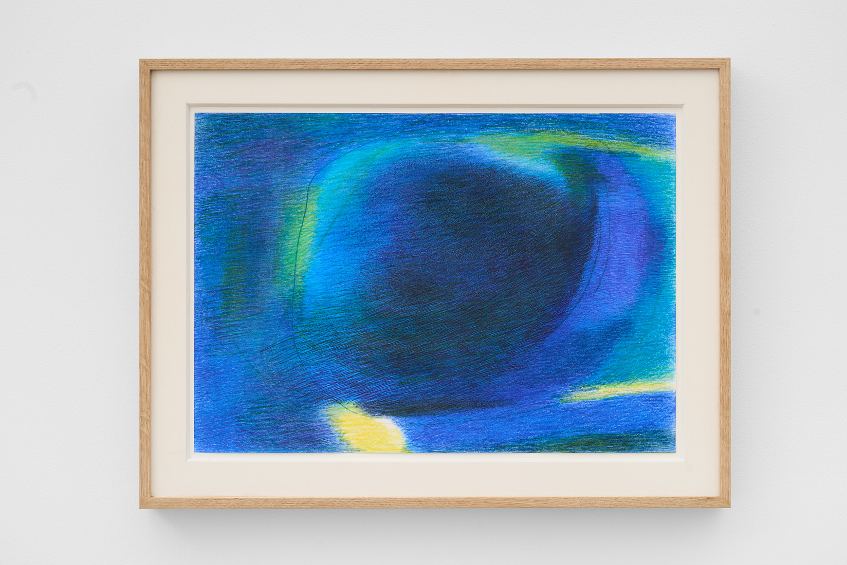 Angiola Gatti Untitled, 2026 Signed and dated on verso Ballpoint pen and color pencil on paper 15 3/8 x 20 1/8 in (framed) 39 x 51.2 cm (framed) (AGA26.027)