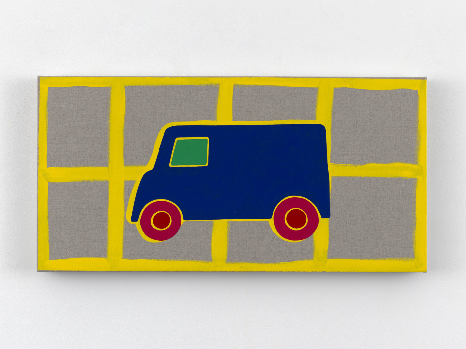 Zak Kitnick Paintings for Children (H1), 2026 Titled on verso Enamel on linen 12 x 24 in 30.5 x 61 cm (ZKI26.060)